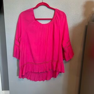 Hot Pink Blouse